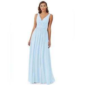 Azazie Kora Bridesmaid Dress - Sky Blue